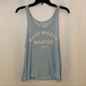 VS Pink Flowy Super Soft Tank Top